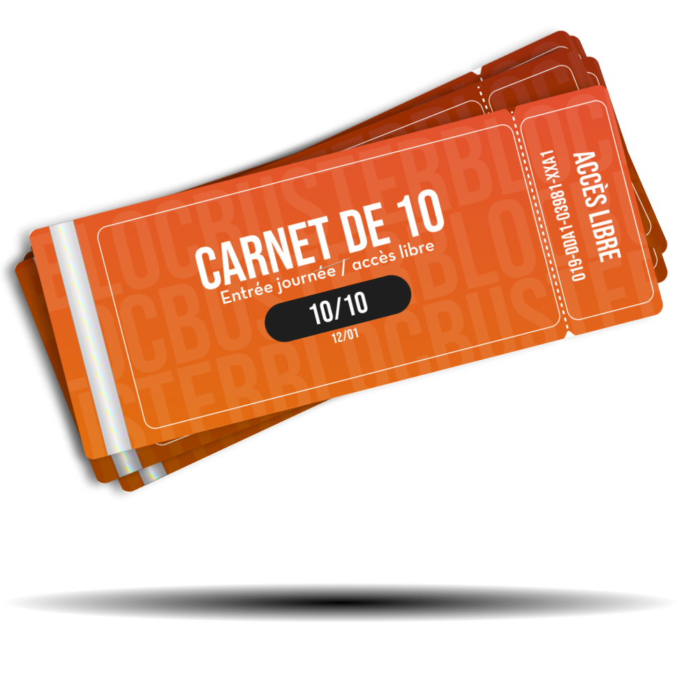 Carnet de 10 flottant